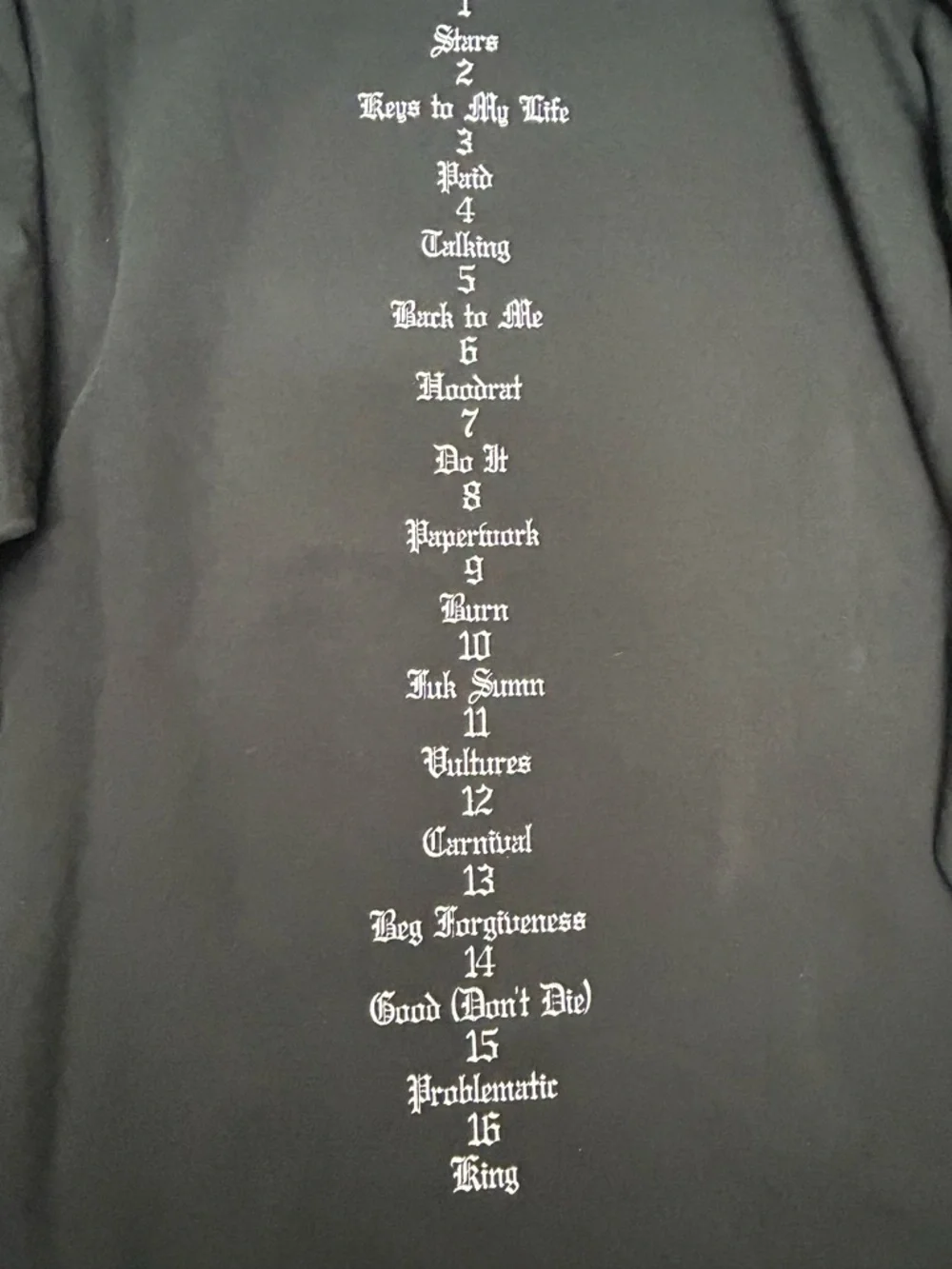 🔥‎ Kanye West Yeezy Vultures Volume 1 Album RAP Concert Tour LS Graphic T-Shirt